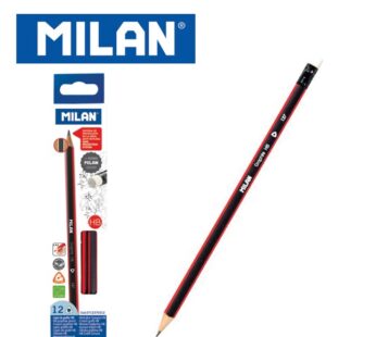 Milan Pencils With Eraser12 Pcs