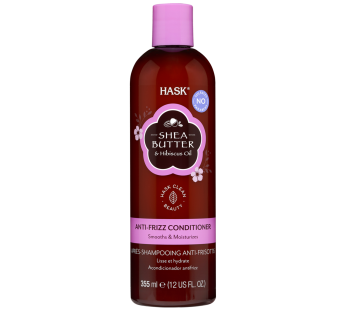 Hask Shea Butter & Hibiscus Oil Anti-Frizz Conditioner355 Ml