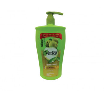 Vatika Naturals Olive & Henna Shampoo, Nourish & Protect1000 Ml