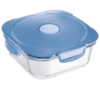 Maped Glass Picnik Adult Lunch Box, Blue(W) 200 x (D) 200 x (H) 70 mm