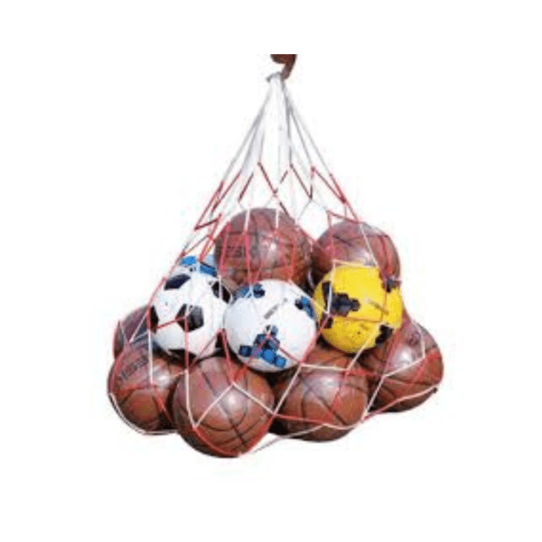 Outdoor Sports Soccer Net Portable Basketball Football Balls Net Bag 10 Balls