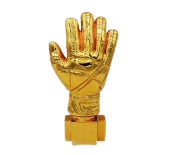 Football Glove Trophy Cup