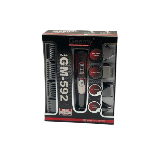 Gemei 10 In 1 Electric Multi-function Rechargeable Shaver And Trimmer