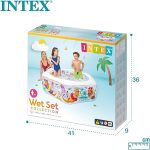 Intex Hexagonal Paddling Pool with Ocean Reef Design - Image 2