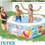 Intex Hexagonal Paddling Pool with Ocean Reef Design - Image 3