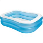 Intex  Rectangular Swimming Pool, White Blue, - Image 6