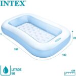INTEX RECTANGULAR INFLATABLE KIDS POOL - Image 2