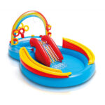 Intex - Inflatable Kids Rainbow Ring Water Play Center - Image 2