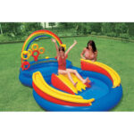 Intex - Inflatable Kids Rainbow Ring Water Play Center - Image 3