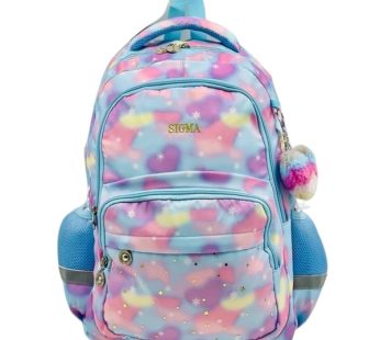 Sigma School Backpack(Gift 8 pieces school supplies)