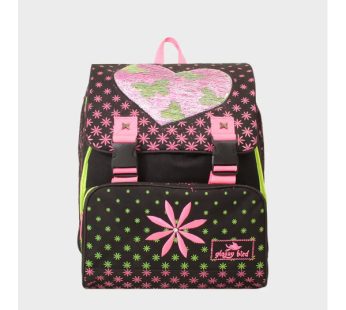 Glossy Bird School Backpack(Gift 8 pieces school supplies)16 INCH