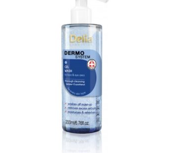 Delia Cosmetics Dermo System Cleansing Gel Wash For Face & Eye Area200ml