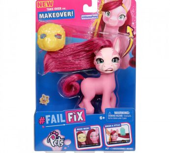 FailFix Glamorous Pony Total Makeover Pet Pack, 3.75 inch Fashion Pet