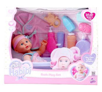 Baby Habibi Doll Bath Play Set 14inch 3yrs