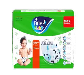 Fine Baby Diapers No. 3 size 4-9 kg 26 diapers26 diapers