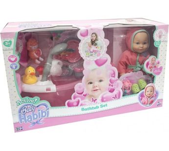 Baby Habibi Doll Bathtub Set 14inch 3yrs