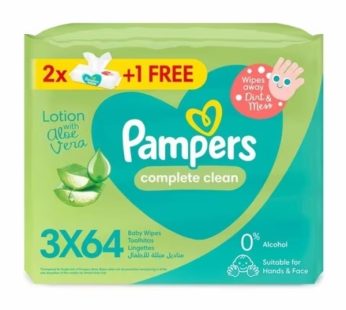 Pampers Complete Clean Baby Wipes 64 pcs 3 Pack3 Pack