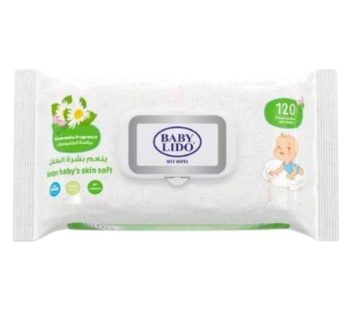 Lido Wipes Wet Baby Baby Chamomile 120 Sheet120 Sheet