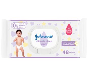 Johnson’s Baby Wipes Ultimate Clean Pack 48 wipes48 wipes