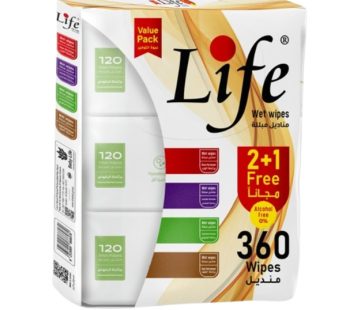 Baby Life Wipes 120 3pcs3pcs