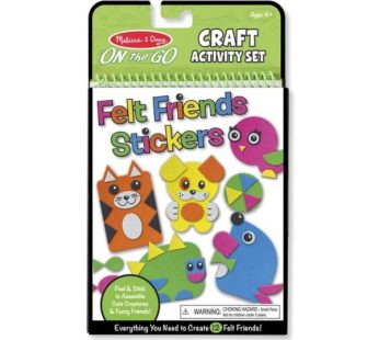 Melissa & Doug On The Go – Craft Set – Felt Friends