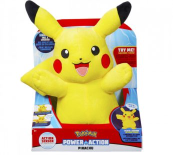 Pokemon Pikachu Feature Plush Power Action