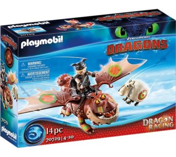 Playmobil Dreamworks Dragon Racing: Fishlegs And Meatlug