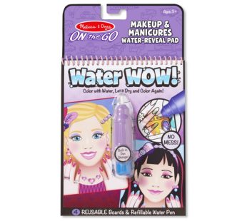 Melissa & Doug Water Wow! Makeup & Manicures – On The Go Travel Activity