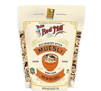 Bob’s Red Mill Muesli Old Country Style Whole Grain Hot or Cold Cereal 1.13kg1.13kg