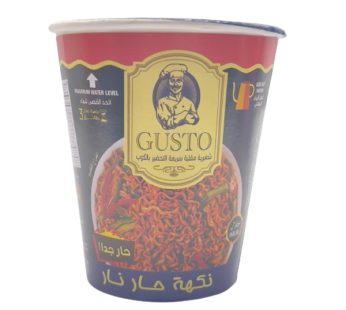 Gusto Noodles hot & spicy flavor 60gm60gm