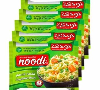 Noodi Instant Vegetable Flavor Noodles 5Pcs x 70gm70gm