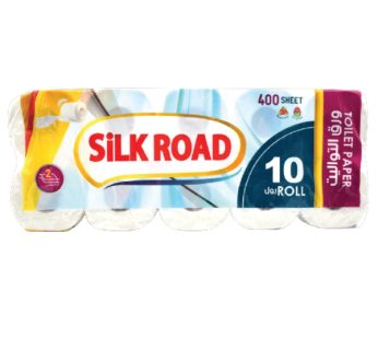 Silk Road Toilet Paper 10 Rolls 400 Pieces10 Rolls 400 Pieces