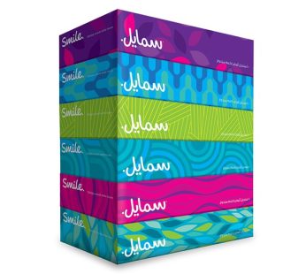 Smile Facial Tissues 100 Sheets White Tissues Pack of 6 600 Tissuesof 6 600 Tissues