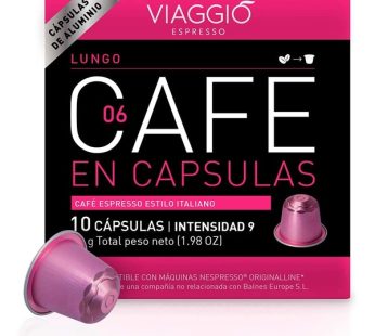 Viaggio Espresso Coffee capsule Lungo 10 Capsules10 Capsules