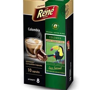 Rene Coffee capsules colombia 50 gm 8pcs8pcs