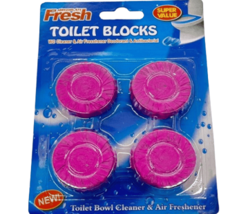 Toilet blocks cleaner and air freshener 4pcs4pcs