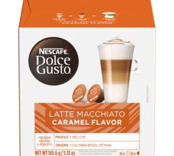 Nescafe Latte Macchiato Caramel By Dolce Gusto 16 Capsules16 Capsules