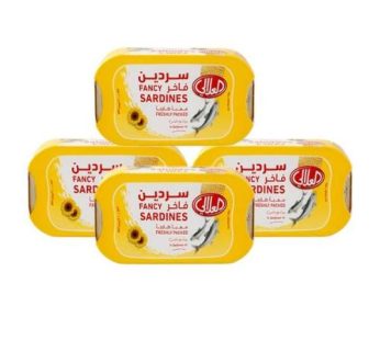 Alalali Fancy Sardines Tuna In Sunflower Oil 100gm 4pcs4 pcs