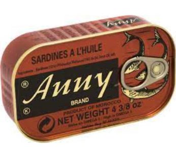 Anny Sardines In Vegetable Oil 125gm125 gm