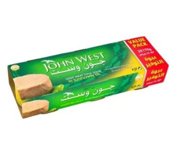 John west light meat tuna in sunflower oil 170 g x 3pcs3 pcs