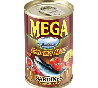 Mega Extra Hot Sardines In Tomato Sauce 155gm155 gm