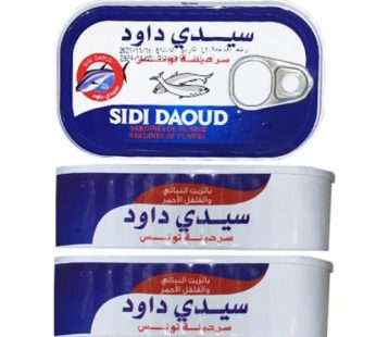 Sidi Daoud Sardines Harissa 120 gm Pack of 33 pcs