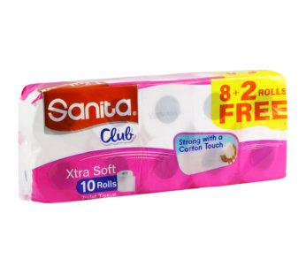 Sanita Club Toilet Paper 10 Pcs10 Pcs