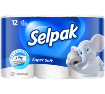 Selpak Toilet paper 3 ply White 12 rolls12 rolls