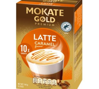 Mokate Gold Premium Caramel Latte 14gm 10 stashes14gm 10 stashes