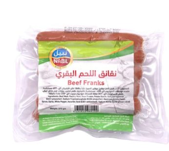 Nabil beef franks 370gm 10pcs370gm 10pcs