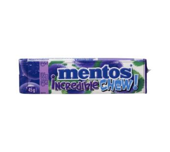 Mentos Incredible Chew Grapes 45gm45gm