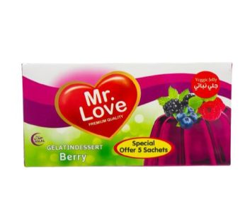 Mr.Love gelatin dessert Berry  5 sachets 425gm‏  5 sachets 425gm‏