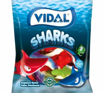 Vidal Gummies Jelly Filled sharks 90 gm90gm