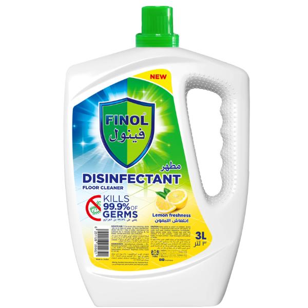 Finol floor disinfectant, lemon fresh, 3 liters